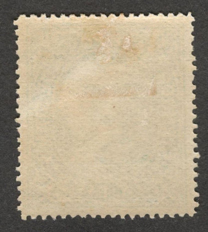(AOP) SIRMOOR STATE India 1885-96 6p blue green MH. SG 7