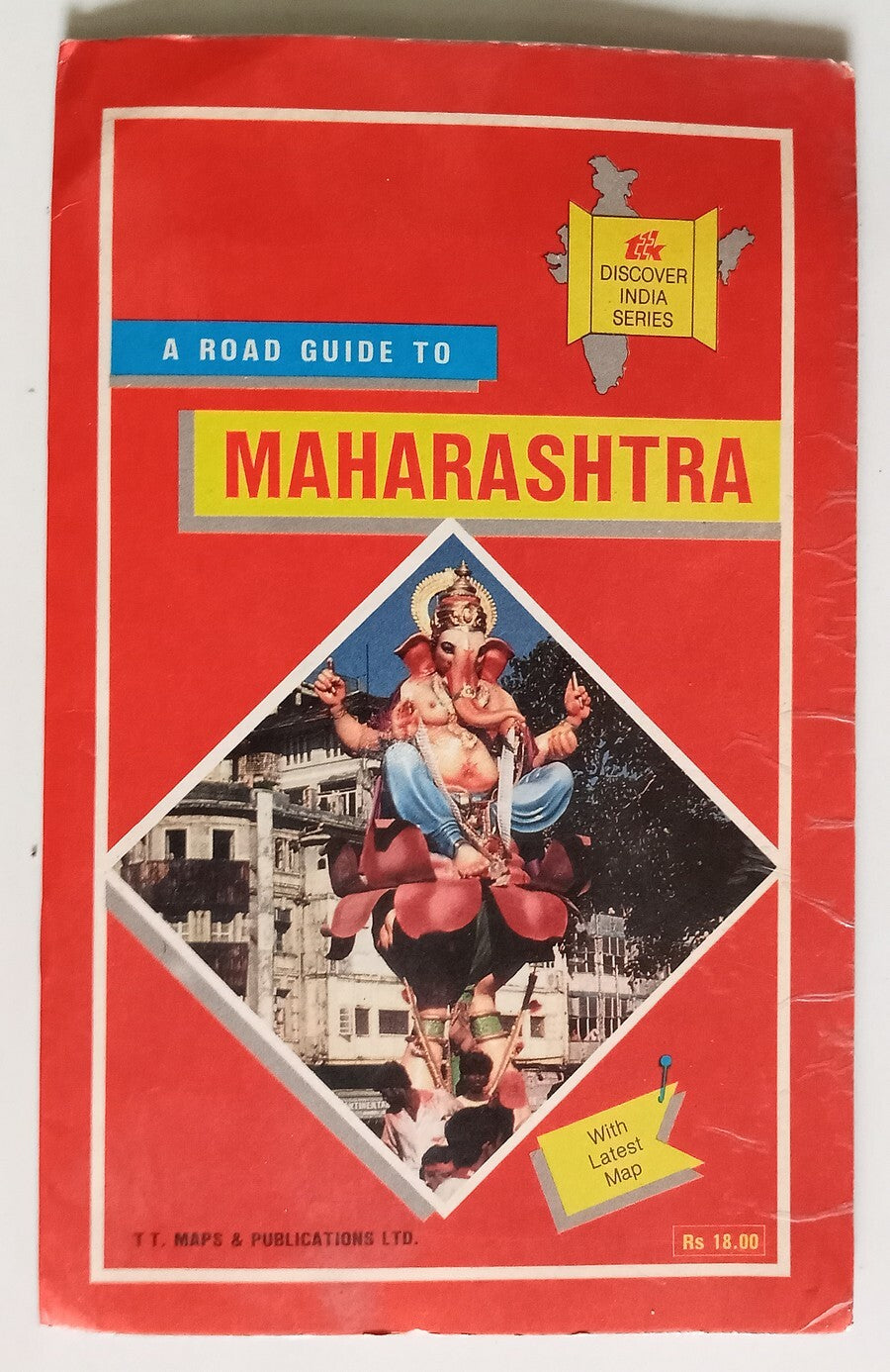 AOP India 1991 A Road Guide To Maharashtra Map 