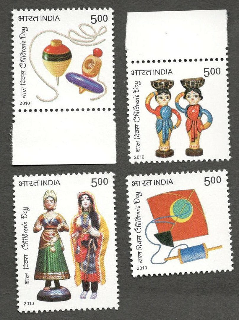 AOP India 2010 Children's Day  MNH set of 4