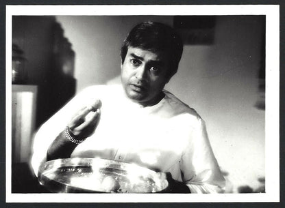 Sanjeev Kapoor offers ladoos Bollywood India 12cm x 16.75cm vintage photo