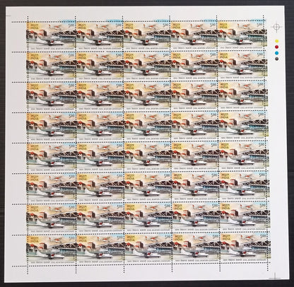 India 2012 Civil Aviation set of 4 sheets of 40 MNH