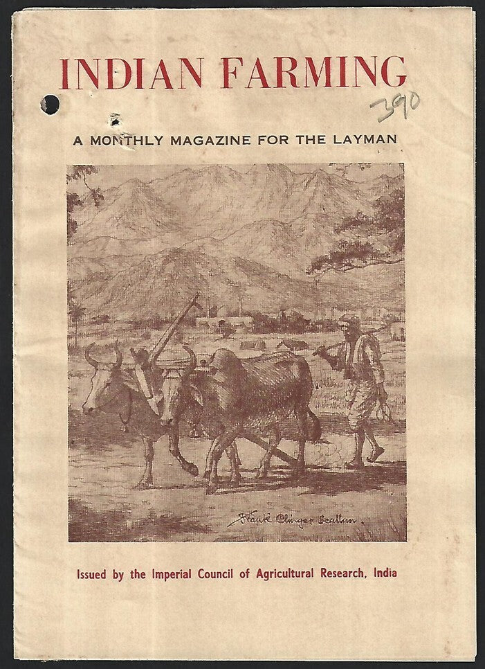 INDIAN FARMING 1942 advertisement brochure
