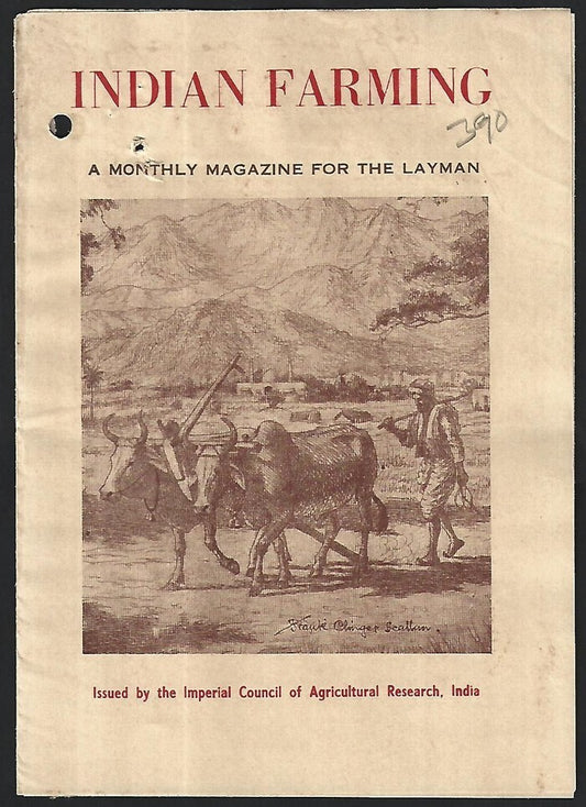 INDIAN FARMING 1942 advertisement brochure