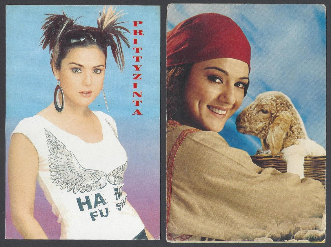 AOP India vintage Bollywood postcard collection PRIETY ZINTA (18)