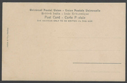 India vintage UB postcard Jungle People