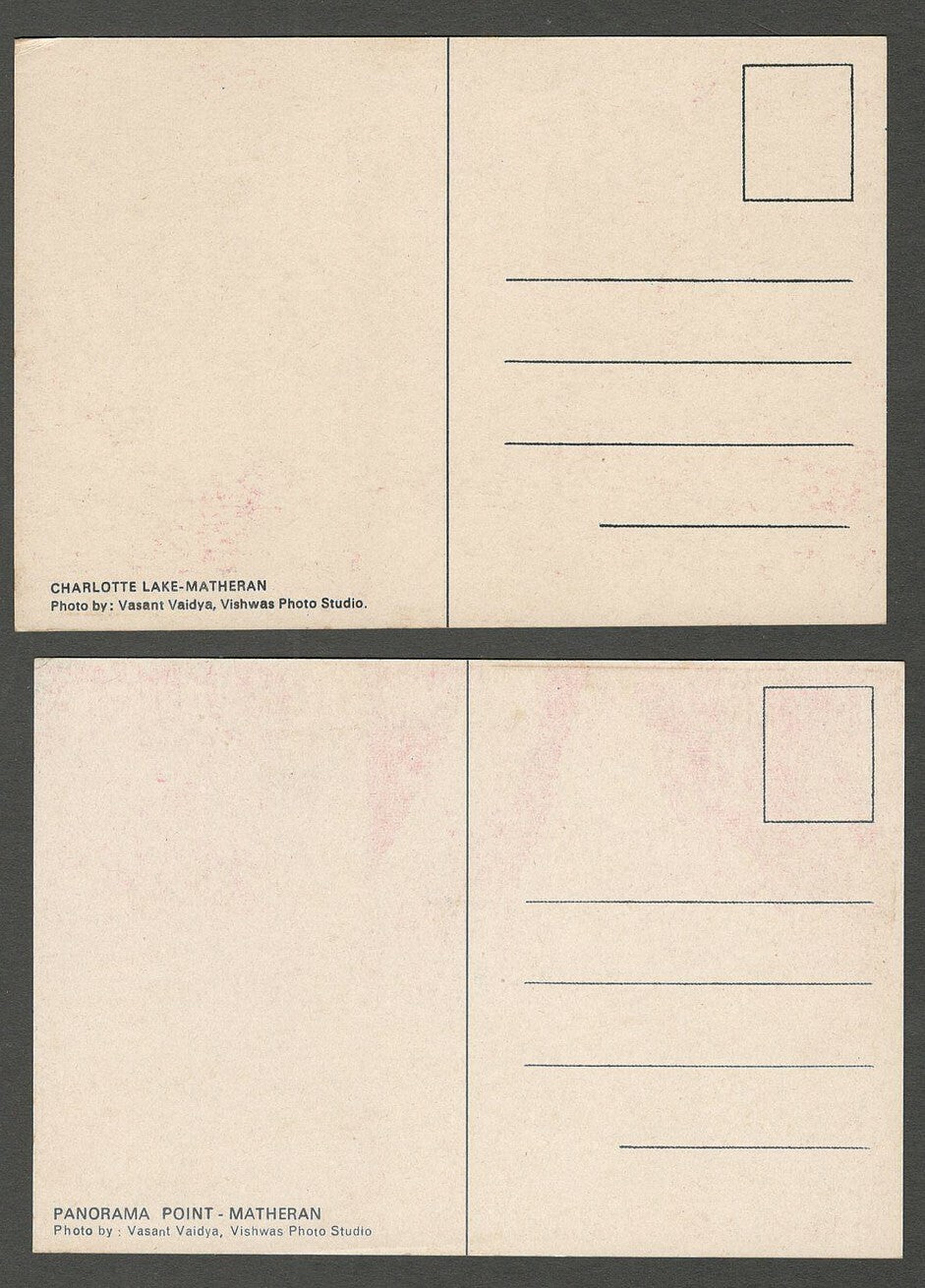 AOP India Matheran vintage postcards (8)