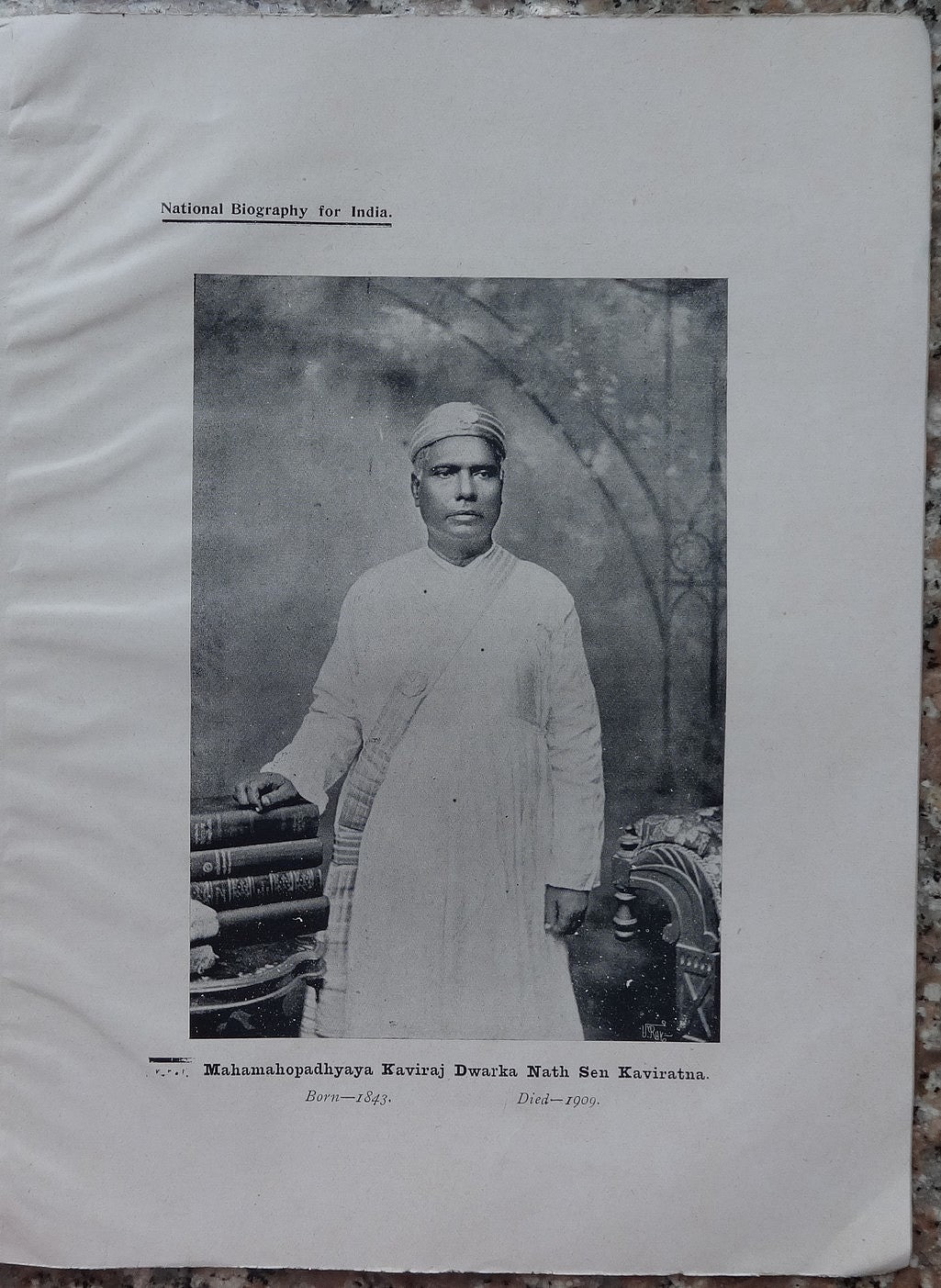 A National Biography of India Volume 3 1911 NO COVER 9 plates