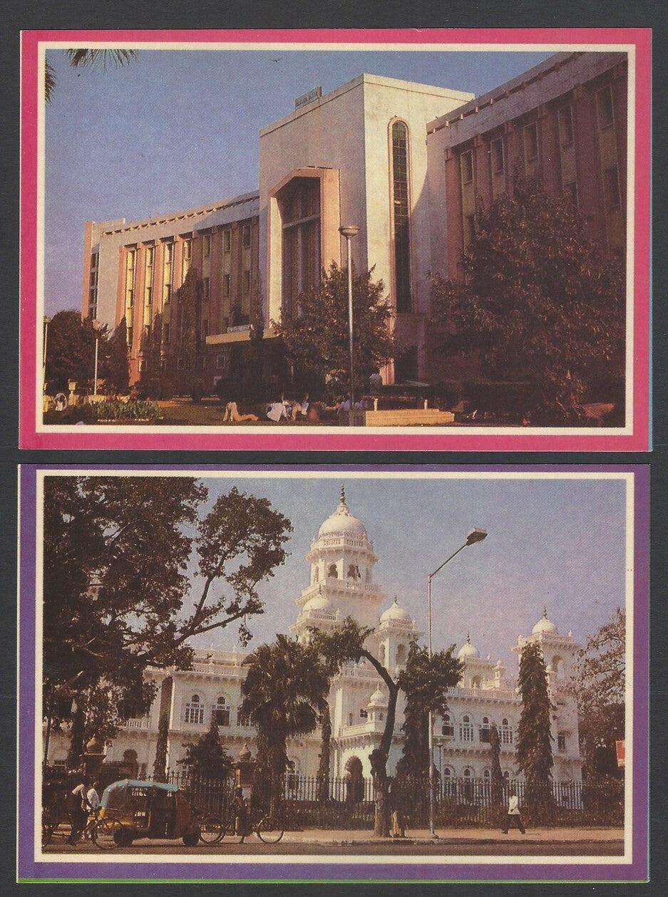 India HYDERABAD vintage postcards (10)
