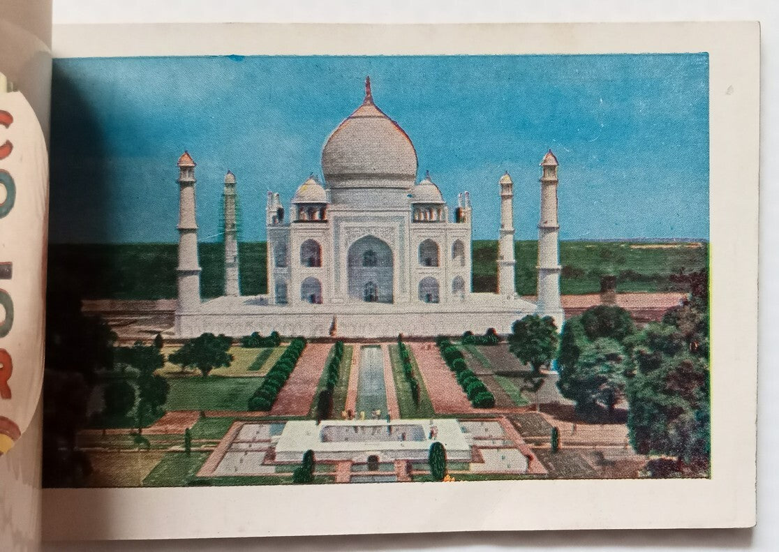 AOP India AGRA vintage booklet of 12 postcards