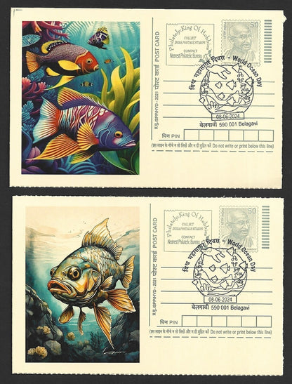 India 2024 World Ocean Day cards FISH (5)