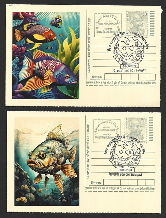 India 2024 World Ocean Day cards FISH (5)