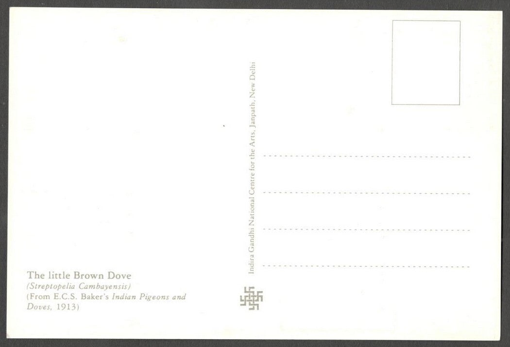 AOP India 2010 Pigeon maxi card