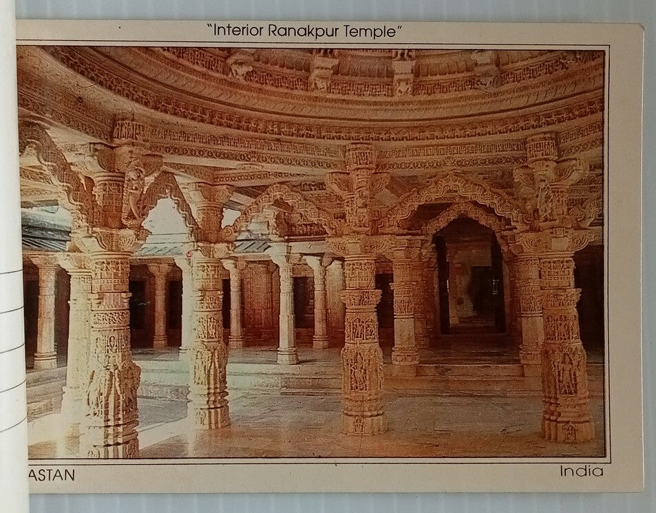 AOP India RANAKPUR booklet of 10 postcards