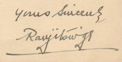 India 1926 crested letter signed Ruler of BARWANI Rana Ranjit Singh II
