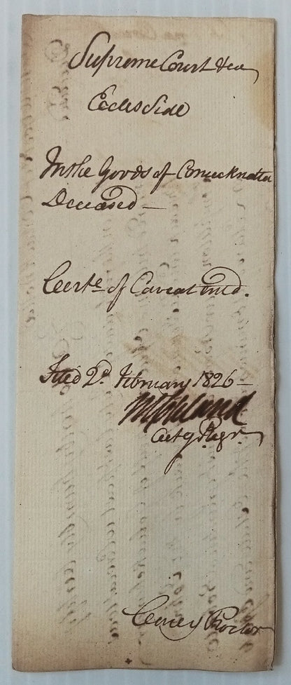 AOP India 1823 Supreme Court, Fort Williams, Calcutta document