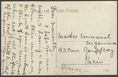 India BOMBAY vintage postcard Matunga Road