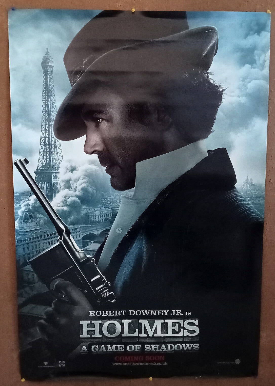 2011 Sherlock Holmes: A Game of Shadows 1 sheet India poster (2 side printed)
