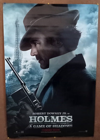 2011 Sherlock Holmes: A Game of Shadows 1 sheet India poster (2 side printed)