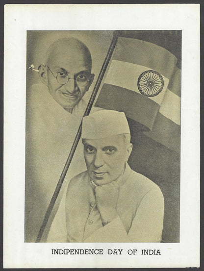 India 1940s patriotic posters Gandhi Nehru Bose Flag (7)