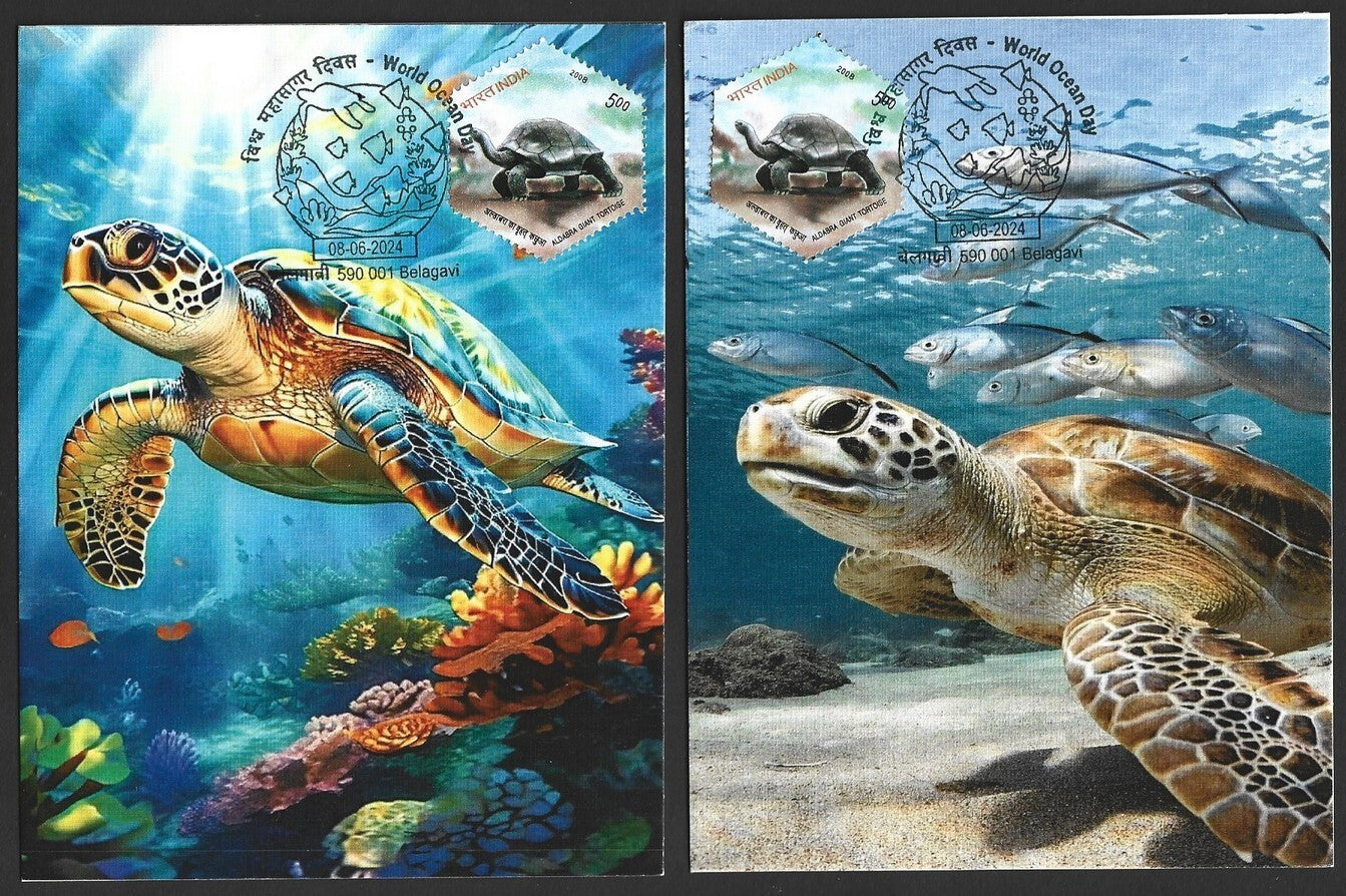 India 2024 World Ocean Day pictorial event postcards (7)
