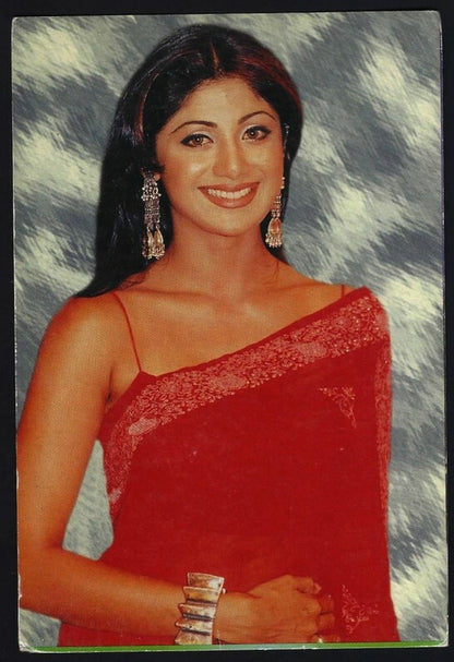 AOP India Bollywood SHILPA SHETTY vintage postcard 