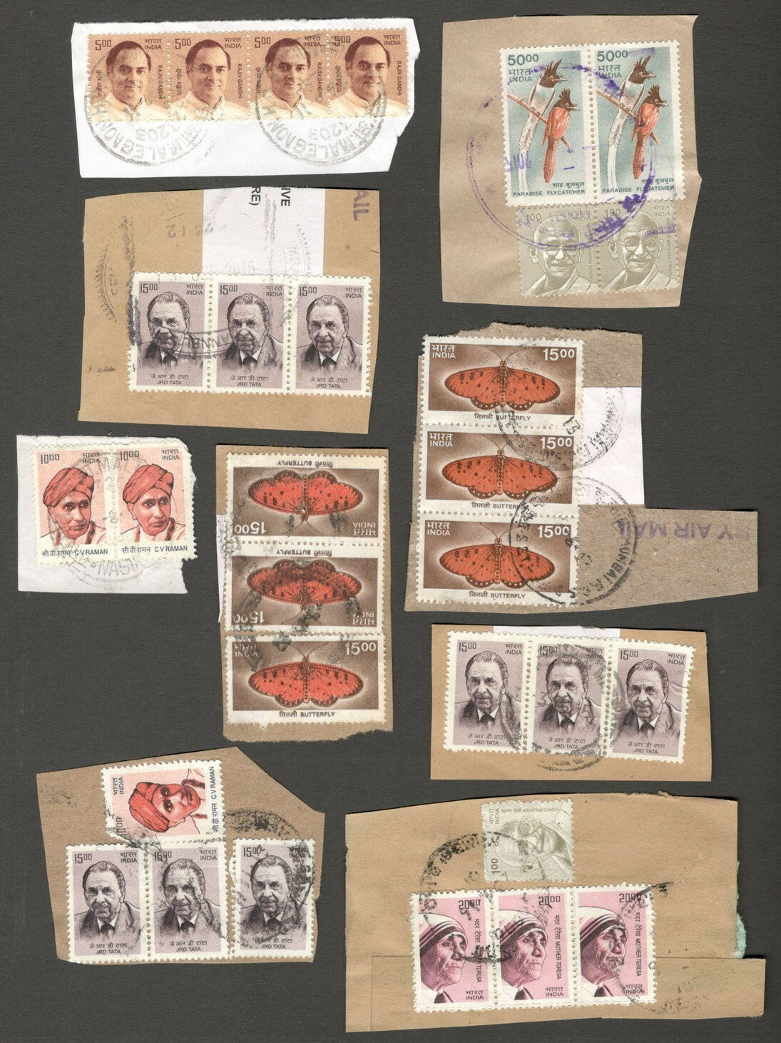 AOP India on paper mix including much high values 350+