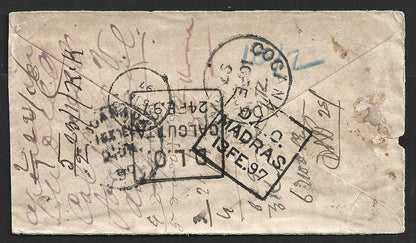 AOP India QV env Calcutta time stamp, DLO MADRAS & DLO CALCUTTA