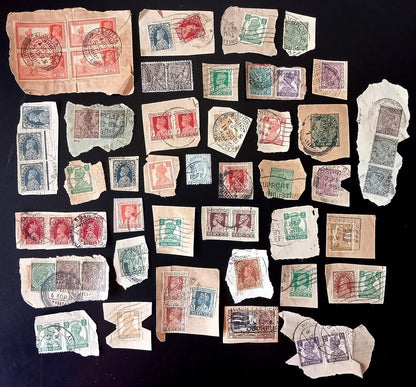 India pre 1947 on & off paper accumulation (200+ stamps)