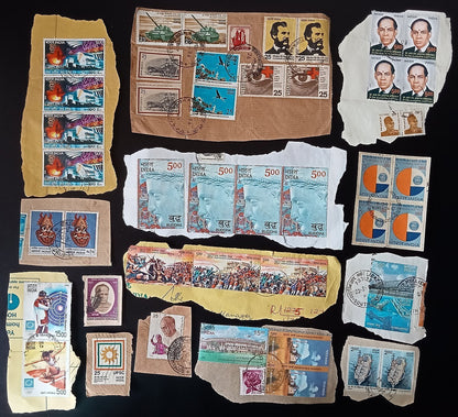 India unpicked on paper commemorative mix (200)