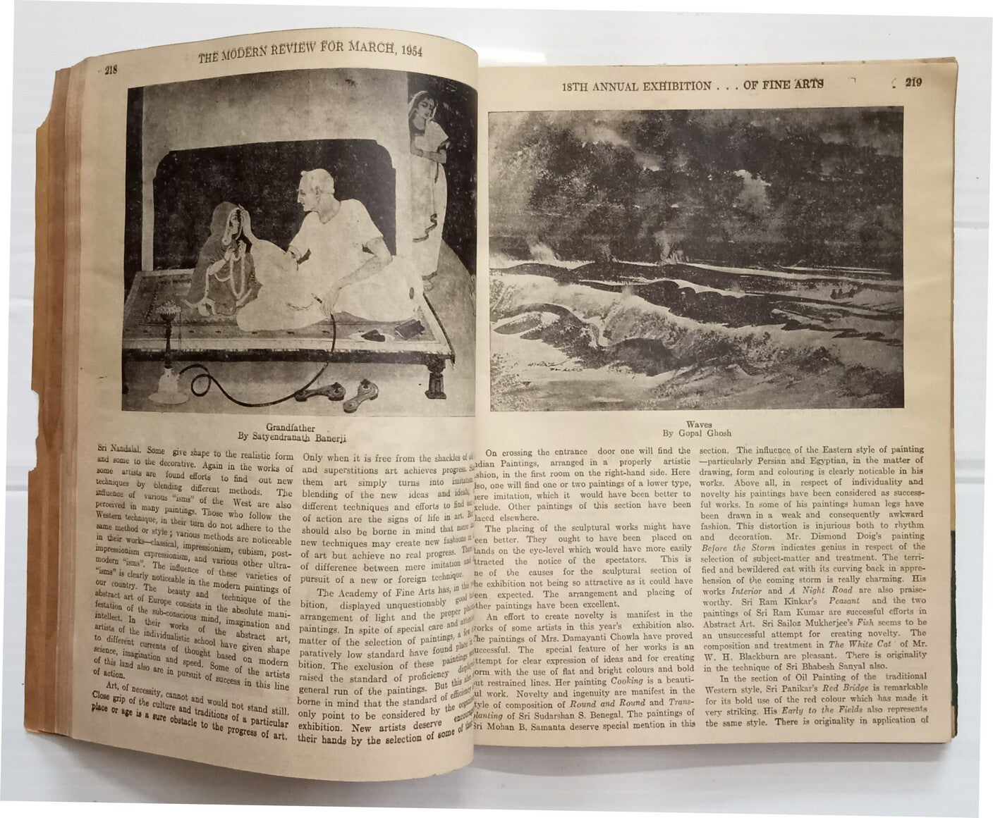 AOP India MODERN REVIEW Mar 1954 India's Struggle for Existence