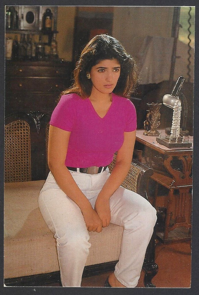 AOP India Bollywood vintage postcard TWINKLE KHANNA