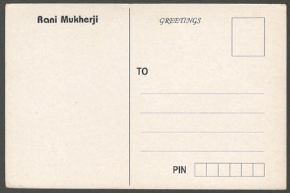AOP India Bollywood vintage postcard RANI MUKHERJEE