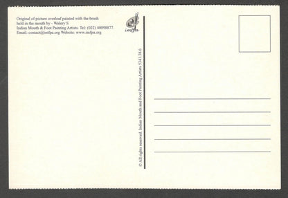 AOP India FOOT & MOUTH ARTISTS postcards (10)