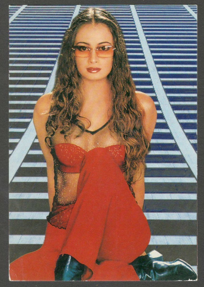 AOP India Bollywood postcard DIYA MIRZA