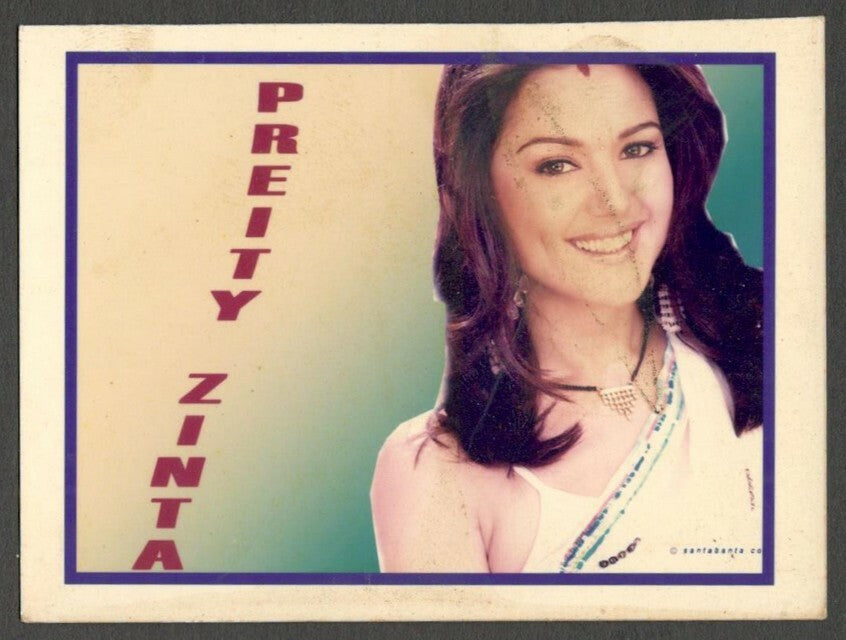 AOP India Bollywood pocket cards PREITY ZINTA (5)