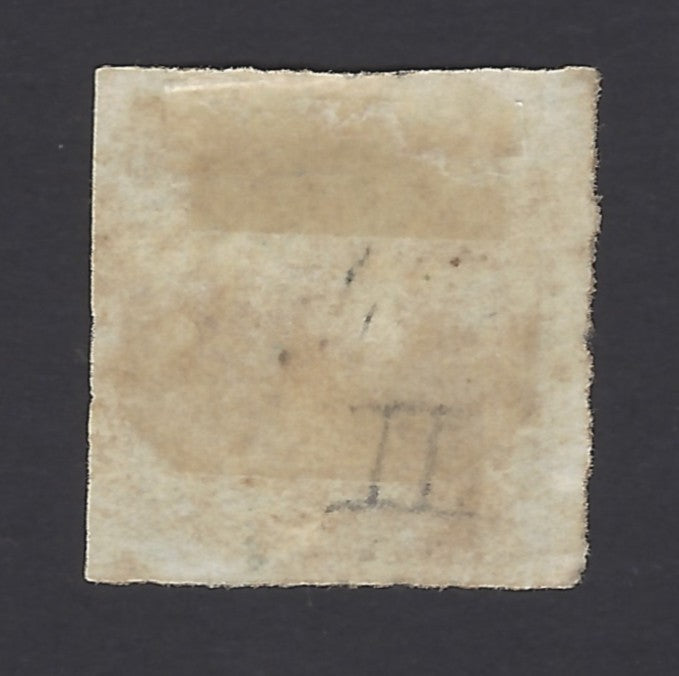India 1854 1/2a pale blue Die 1 used