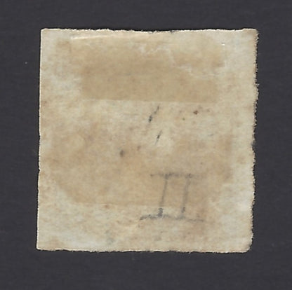 India 1854 1/2a pale blue Die 1 used