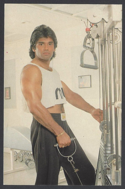 AOP India Bollywood vintage postcard - SUNIEL SHETTY