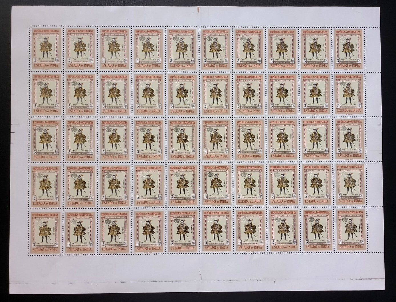 Portuguese India #534 MNH sheet of 50