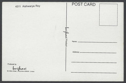 AOP Bollywood vintage postcard AISHWARYA RAI