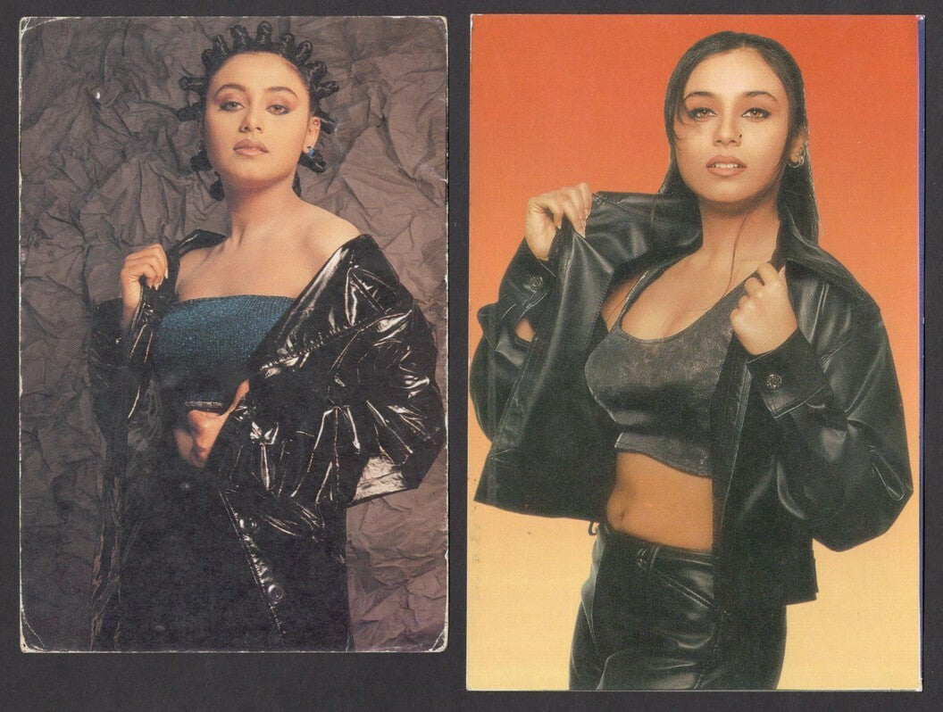 India Bollywood vintage postcards RANI MUKHERJEE (6)