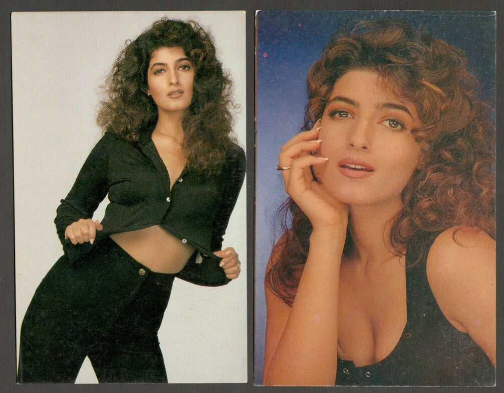Bollywood postcards TWINKE KHANNA x 5 different 