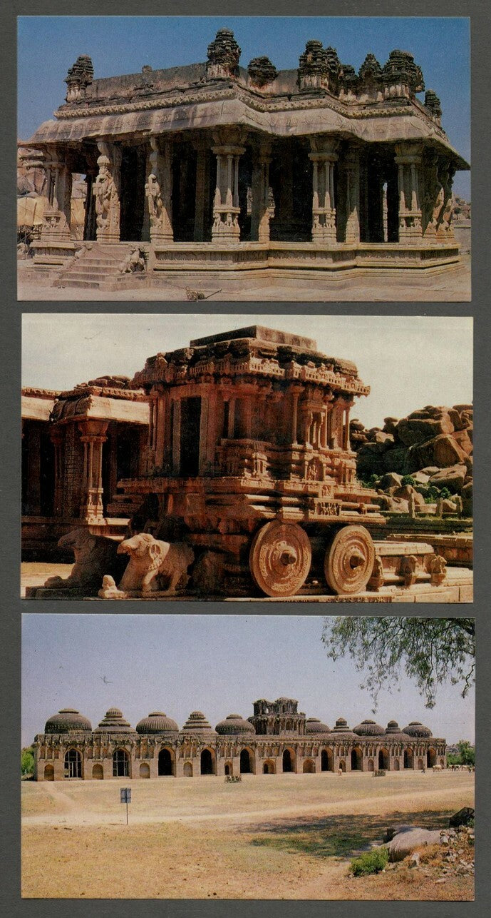 AOP India vintage postcards Hampi (10)