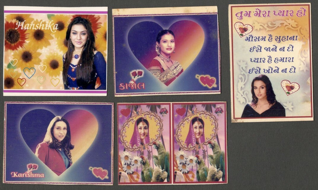AOP India Bollywood pocket cards (20)