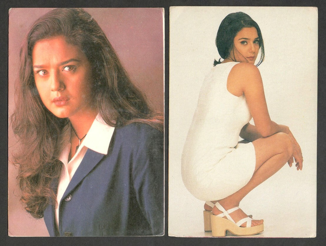 Bollywood PRITI ZINTA postcards (5)