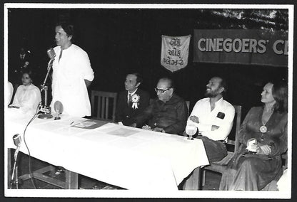 India Shashi & Jennifer Kendal G.P. Sippy & Shyam Benegal press photo 10.5x16cm