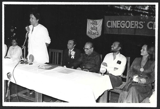 India Shashi & Jennifer Kendal G.P. Sippy & Shyam Benegal press photo 10.5x16cm