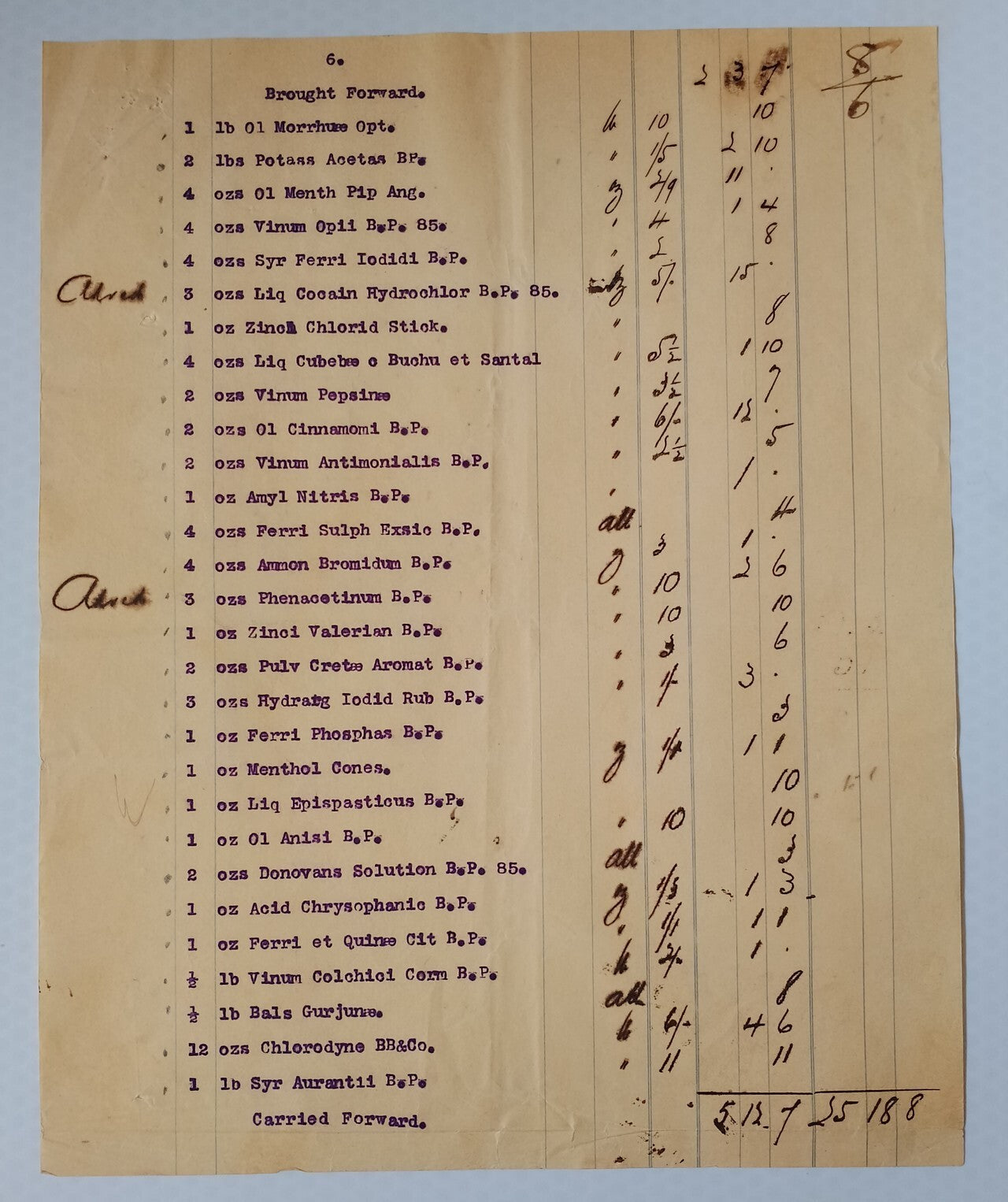 AOP 1900 BURGOYNE, BURBIDGES & CO. London illustrated billhead for Gondal India