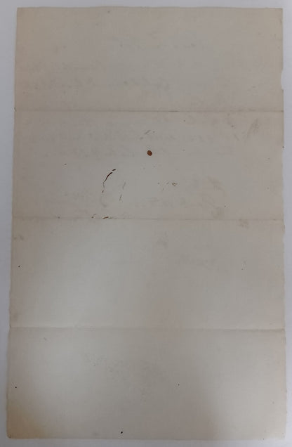 AOP India early manuscript electric telegram 1855 - opium content