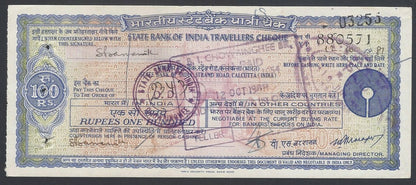 AOP India Travelers cheques checks used (4)